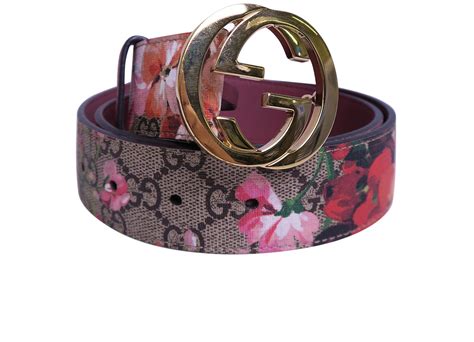 gucci belt blooms